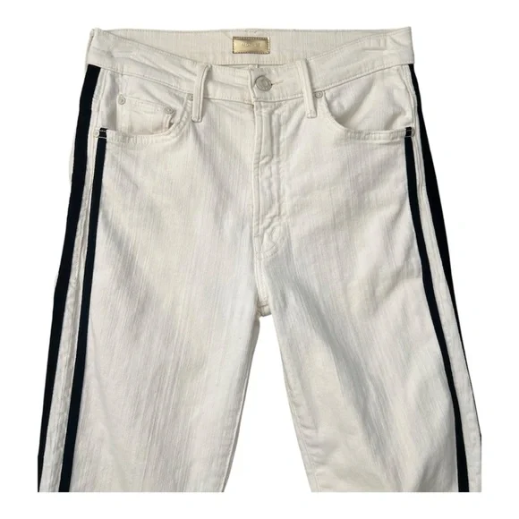 Mother Insider Crop Step Fray Jeans - Picture 4 of 13